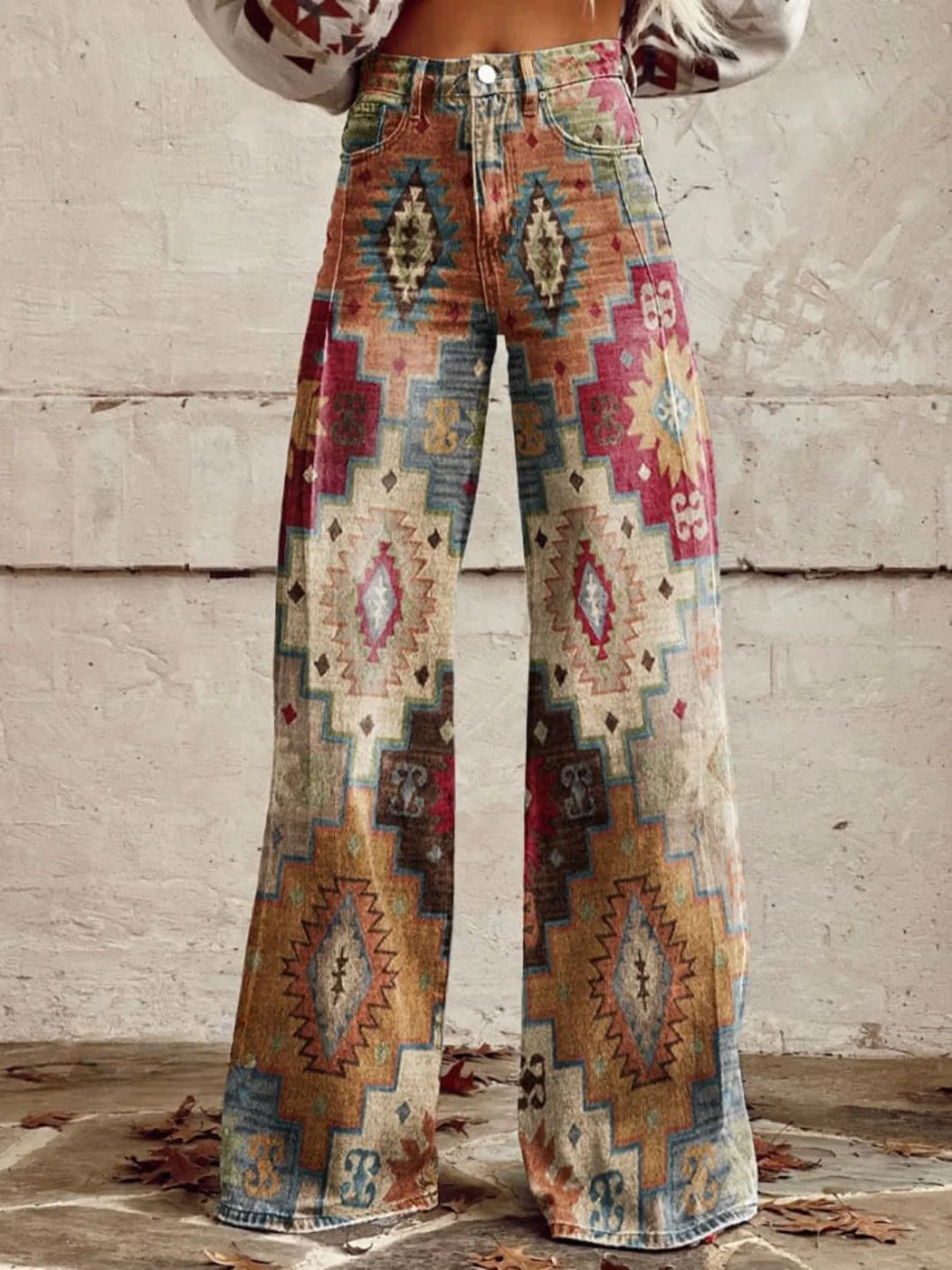 Valerie | Floral Wide-Leg Pants