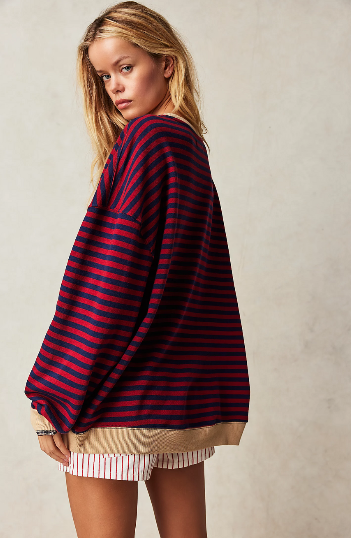 Jade | Striped Oversized Sweater