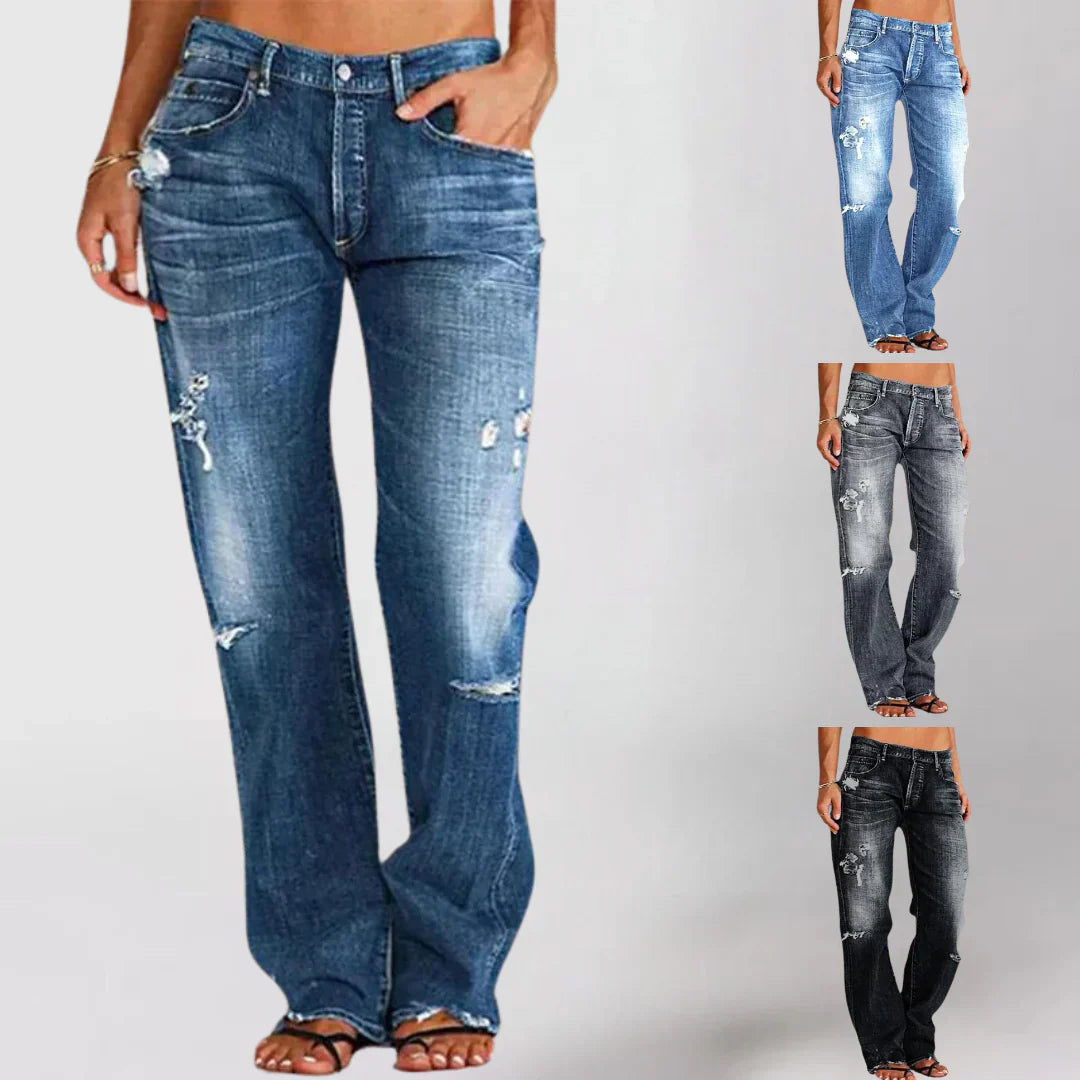 Velana | Elegant Low-Rise Jeans