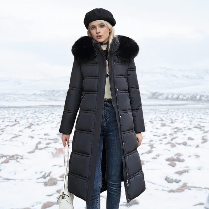 Luna | Parka with Faux Fur Hood