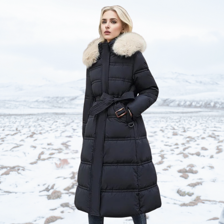 Luna | Parka with Faux Fur Hood