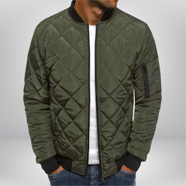 Leo | Quilted Bomber Jacket