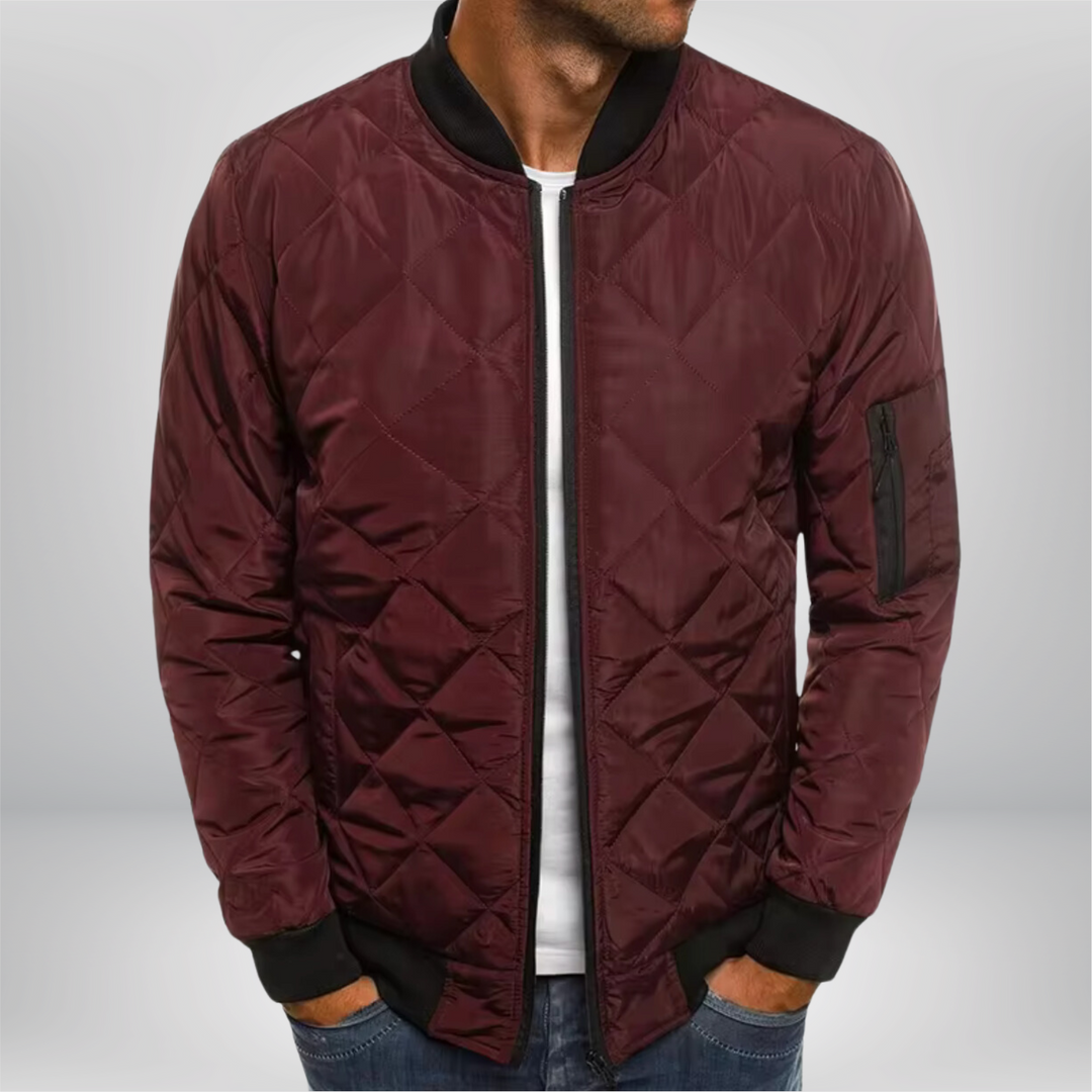 Leo | Quilted Bomber Jacket