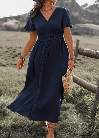 Harriet | Elegant Tummy Coverage Dress