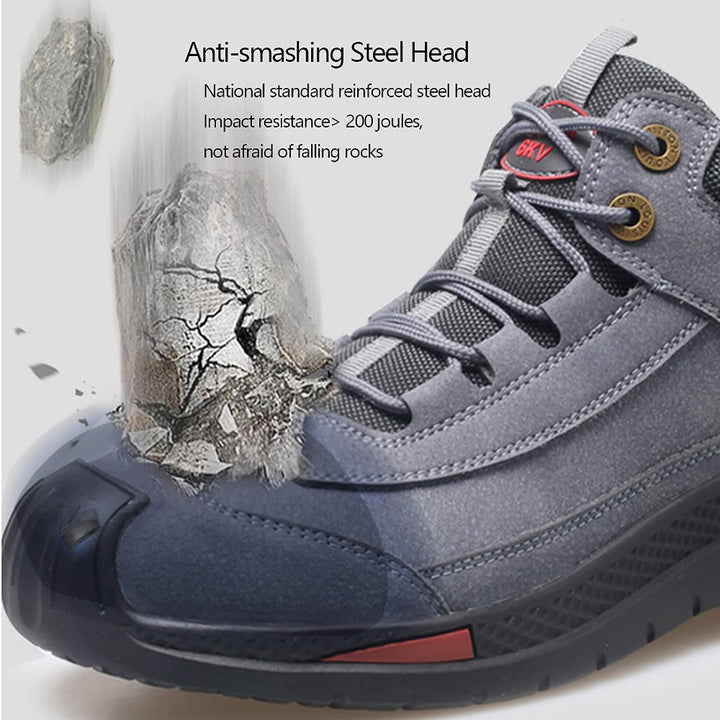 GuardianStride | Waterproof Safety Shoes