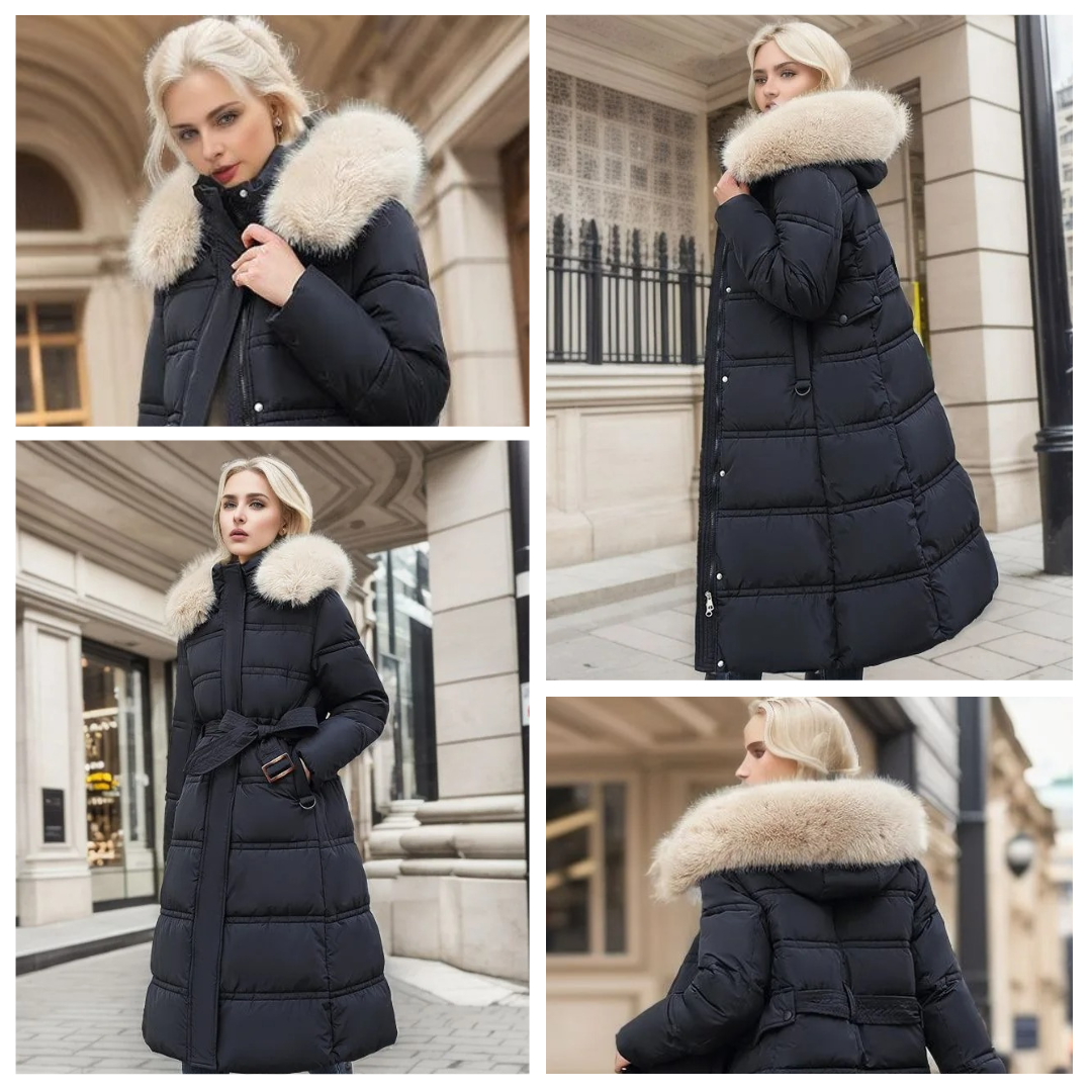 Luna | Parka with Faux Fur Hood