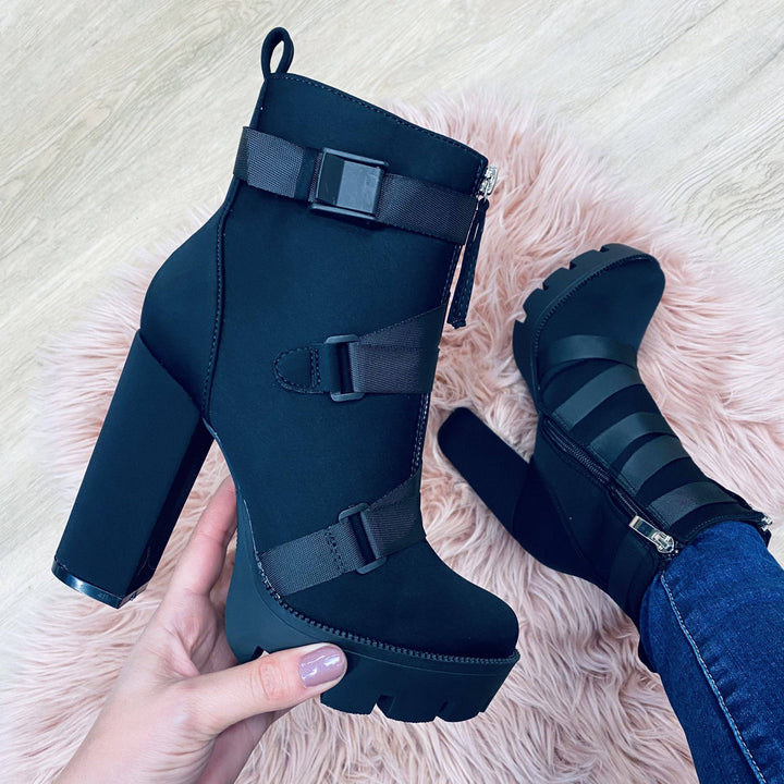 Sienna™ | Buckled Ankle Boots