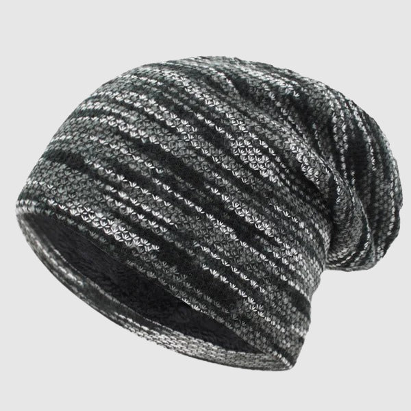 Myles | Cozy Striped Winter Beanie 1+1 FREE