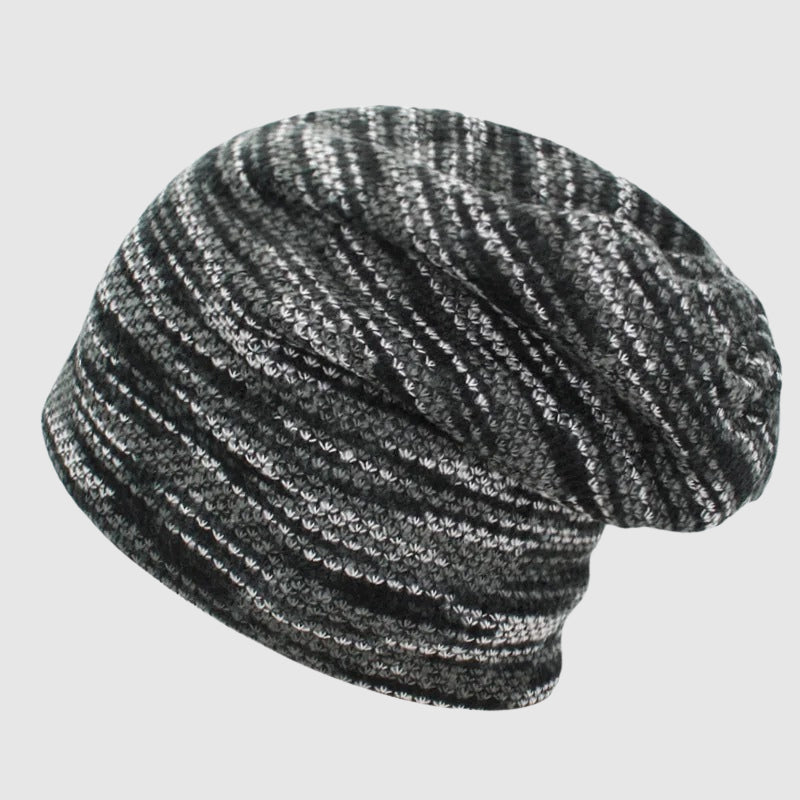 Myles | Cozy Striped Winter Beanie 1+1 FREE