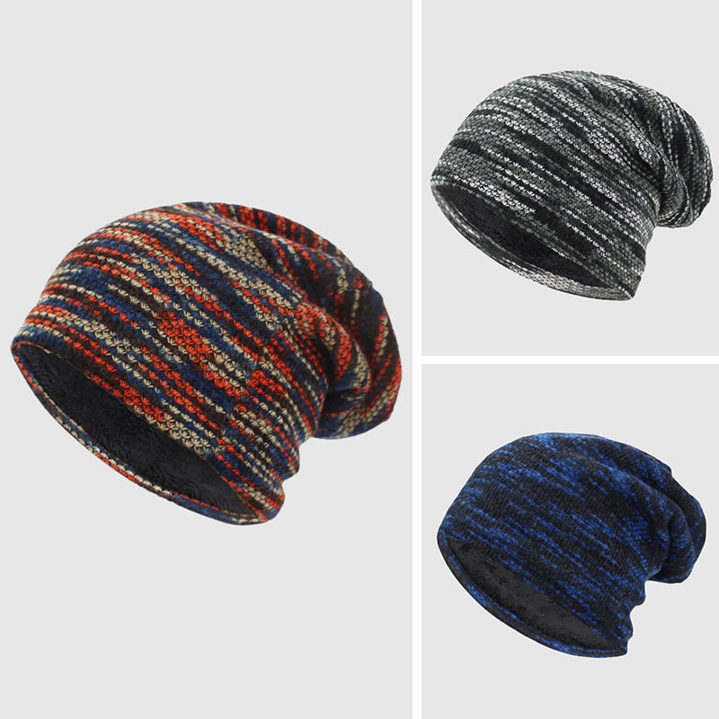 Myles | Cozy Striped Winter Beanie 1+1 FREE