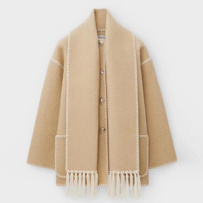 Eloise | Cozy Scarf Jacket