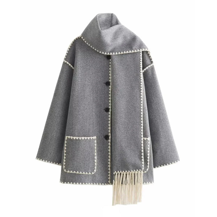 Eloise | Cozy Scarf Jacket