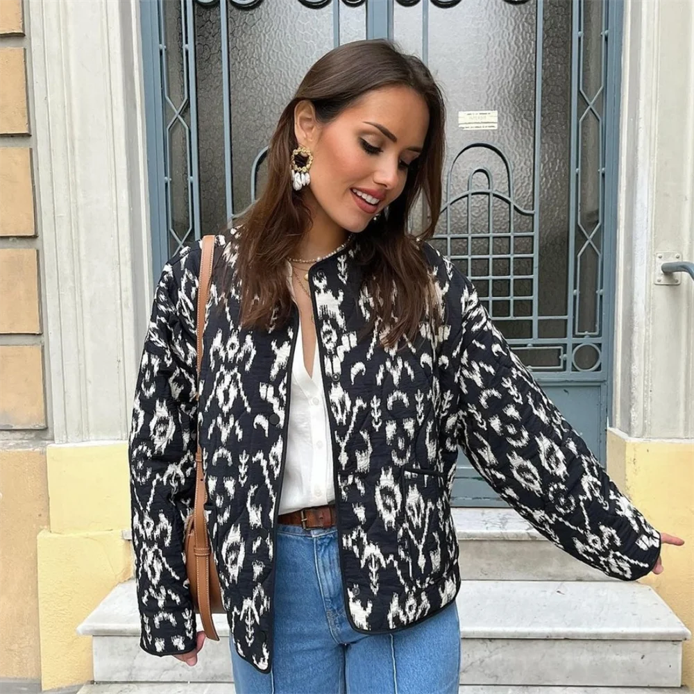 Anne | Elegant Printed Jacket