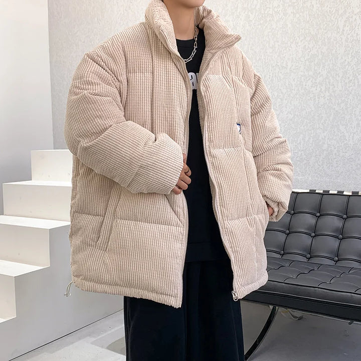 Kevin | Winter Corduroy Puffer Jacket