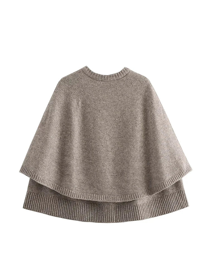 Talia | Knitted Cape Cardigan