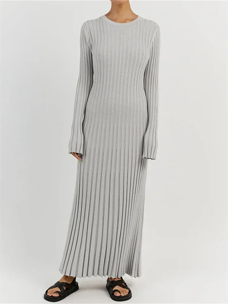 Roslyn | Cozy Knit Maxi Dress