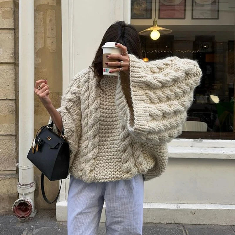 Lennon | Oversized Chunky Knit Pullover