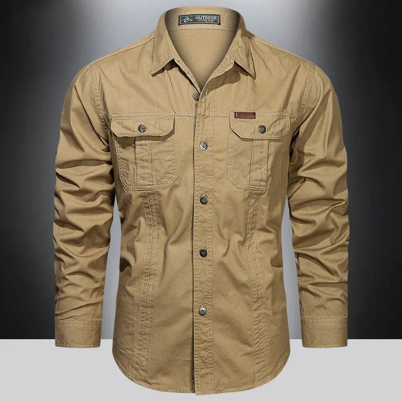 James | Men's Cotton Cargo Shirt