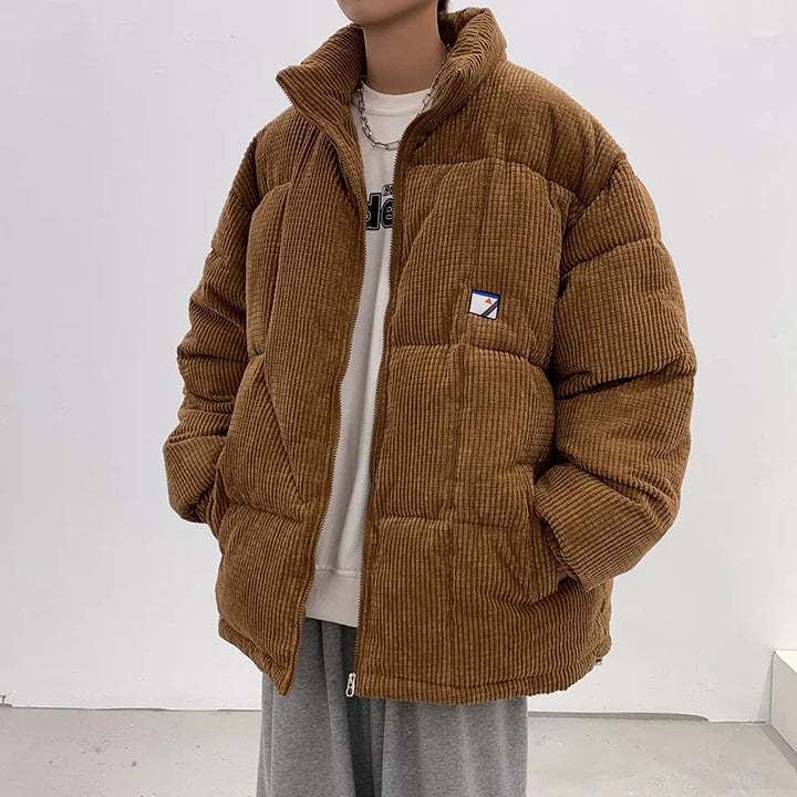 Kevin | Winter Corduroy Puffer Jacket