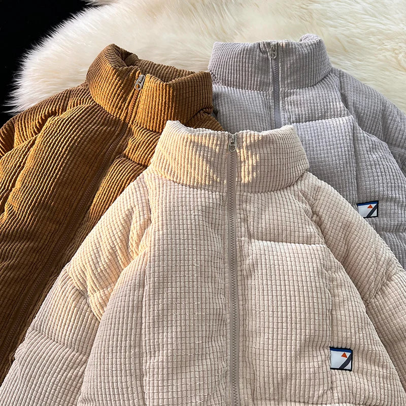 Kevin | Winter Corduroy Puffer Jacket