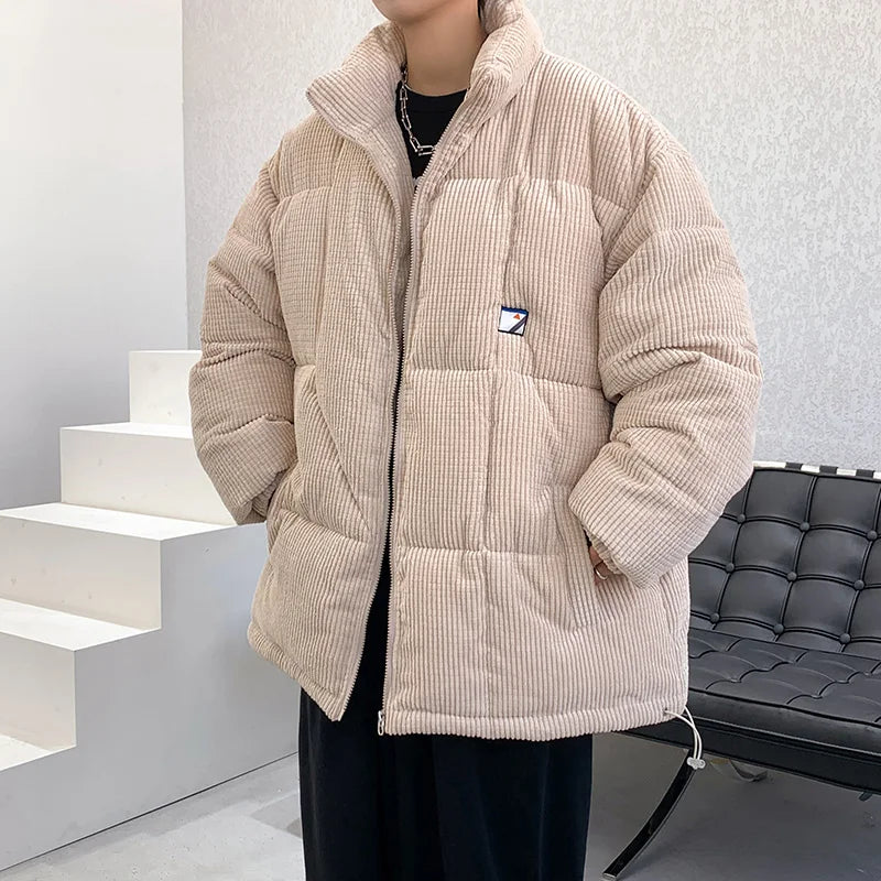 Kevin | Winter Corduroy Puffer Jacket