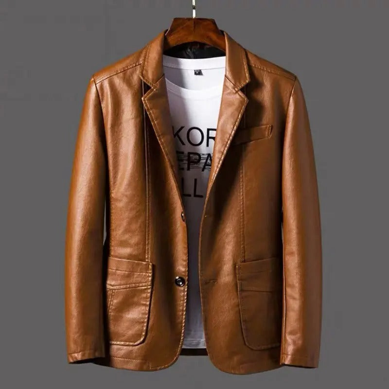 Peter  | Premium Leather Blazer