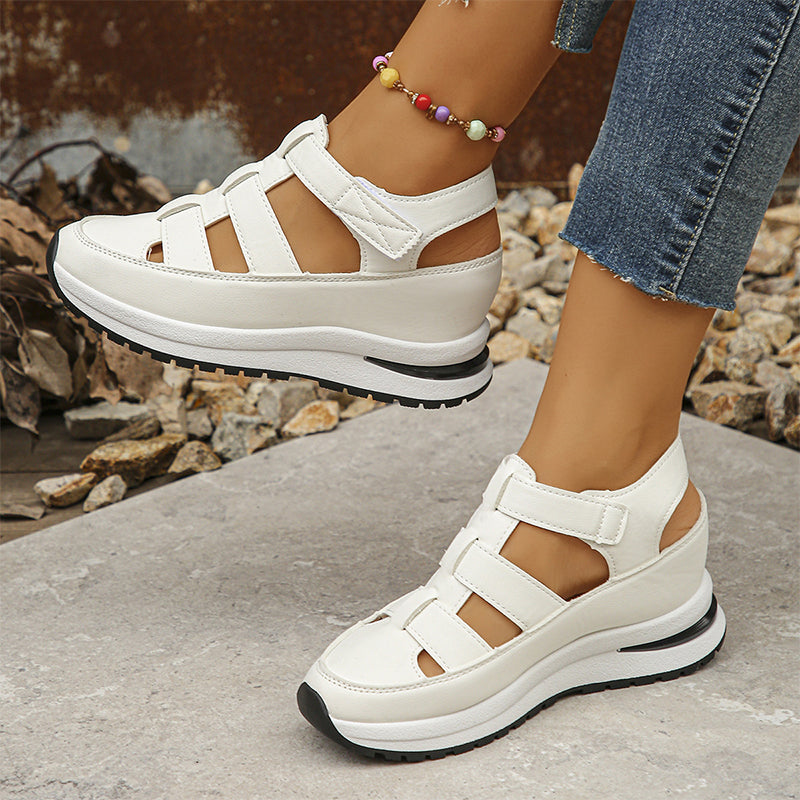 SophiaStride | Elegant Sandal Sneakers