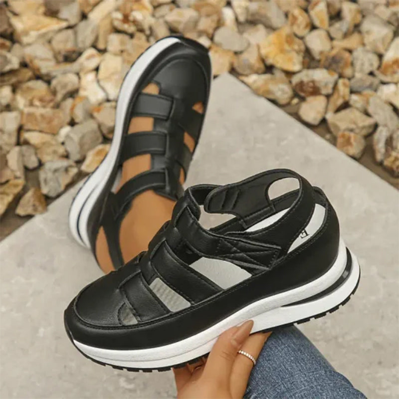 SophiaStride | Elegant Sandal Sneakers